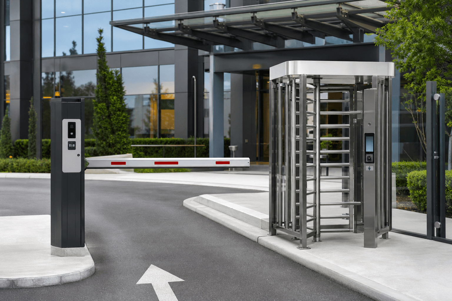 Otopark bariyer ve turnike geçiş sistemi